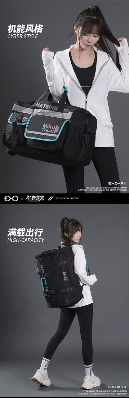 Moeyu Hatsune Miku travel series, fitness bag