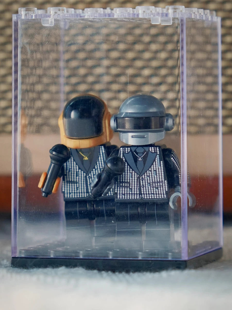 Daft Punk Minifigures with protective case