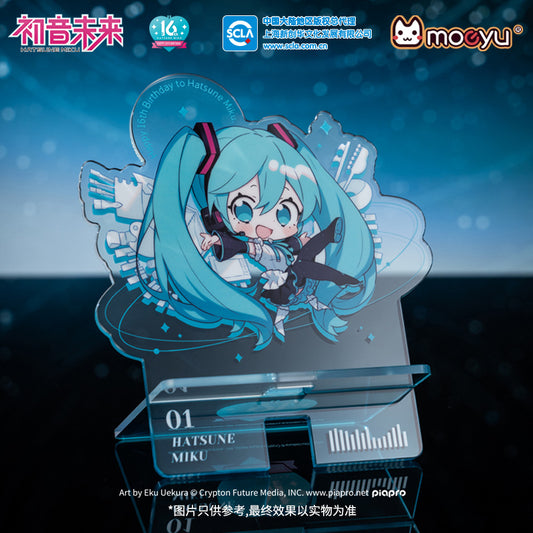 Moeyu Hatsune Miku 16th Anniversary Acrylic Mobile Phone Holder