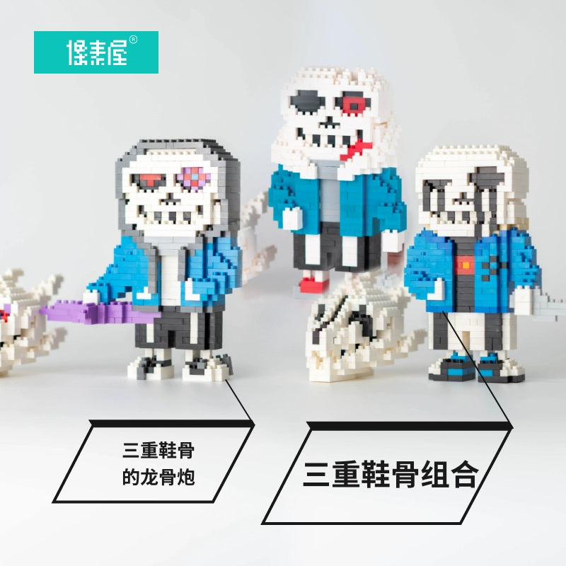 Undertales figure mini assembled bricks set