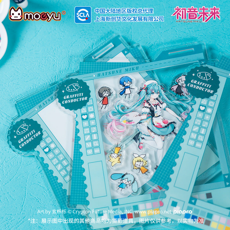 Moeyu Hatsune Miku, Graffiti Conductor Series, Standing Card Shake