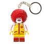 overweight Ronald McDonald and Friends Minifigure Keychain