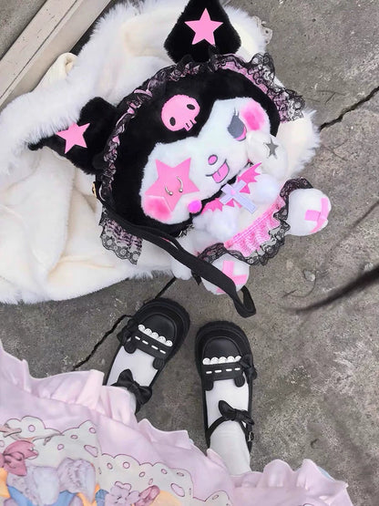 Jirai Kei Kuromi loli backpack y2k cool design sanrio backpack