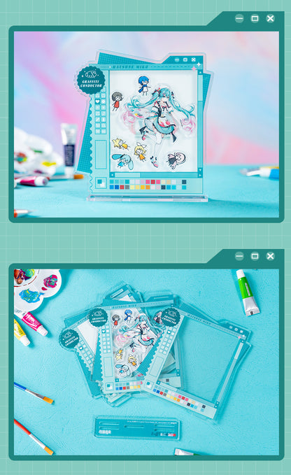 Moeyu Hatsune Miku, Graffiti Conductor Series, Standing Card Shake