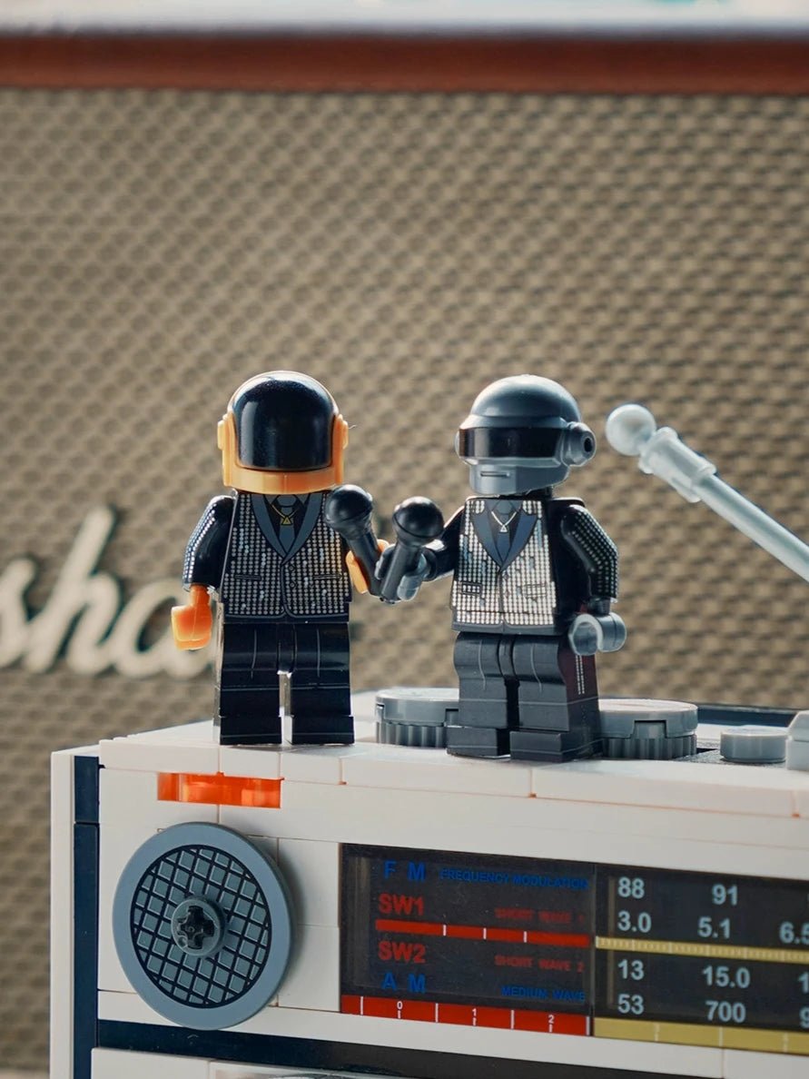 Daft Punk Minifigures with protective case