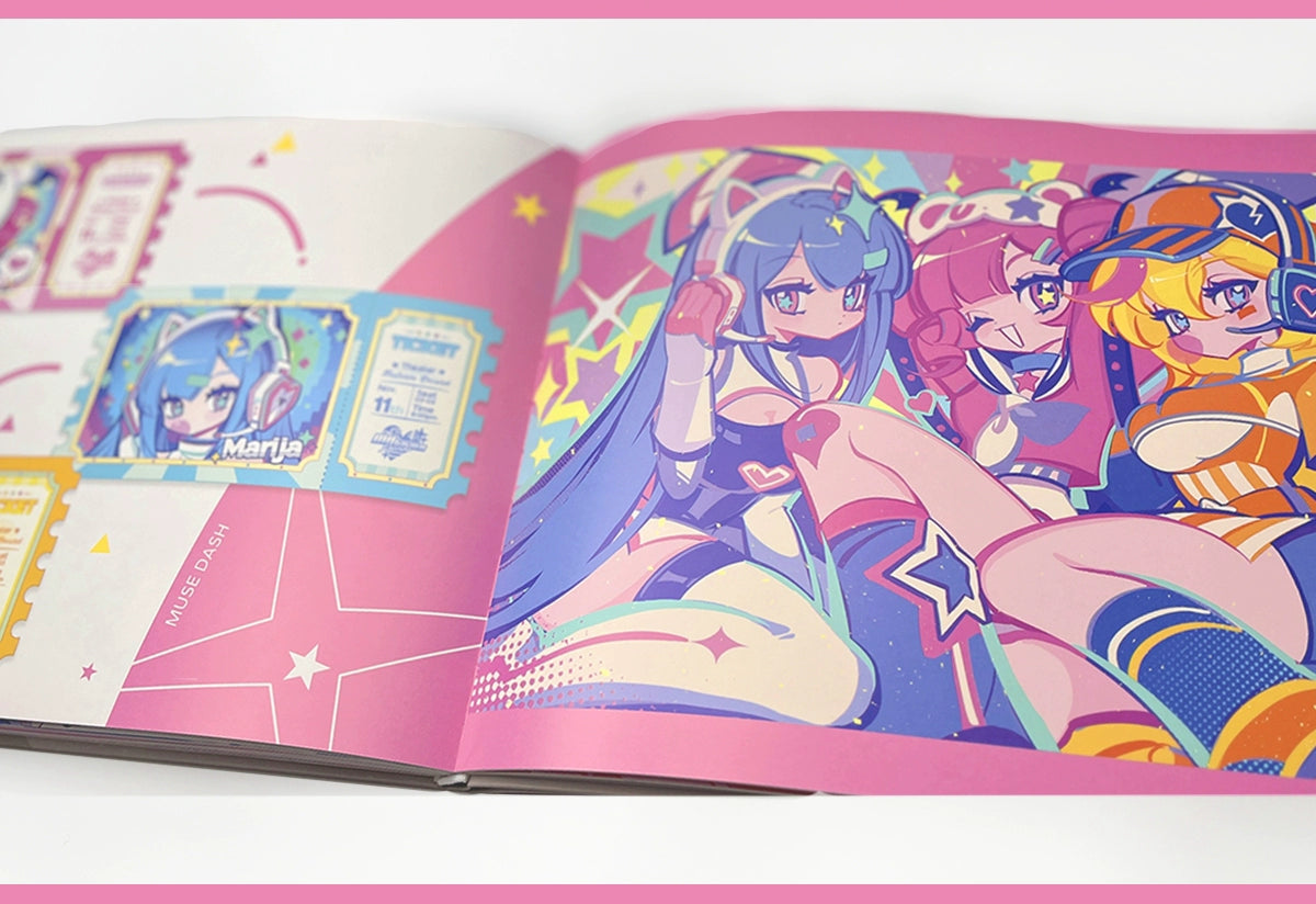 Muse Dash Art Book VOL.1 with illustration card