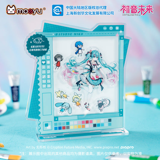 Moeyu Hatsune Miku, Graffiti Conductor Series, Standing Card Shake