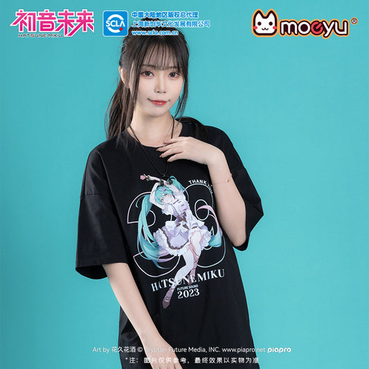 Moeyu Hatsune Miku Language of Flowers Series Short Sleeve T-Shirt