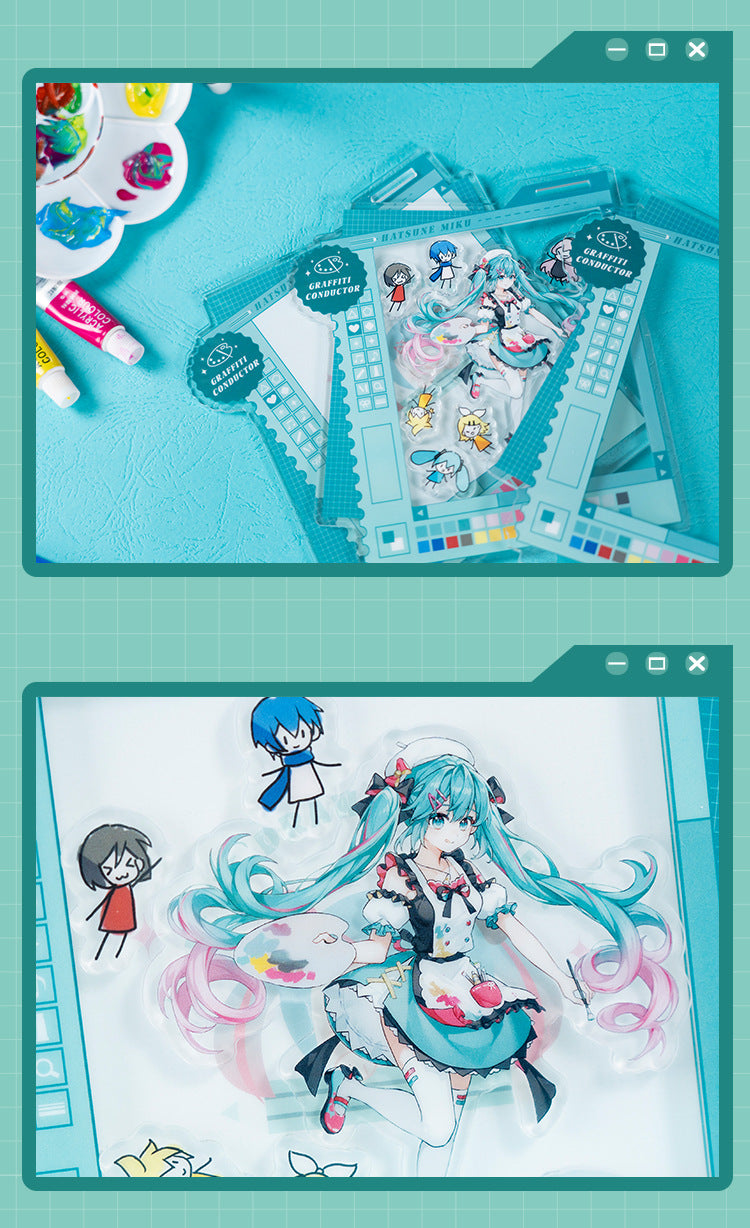 Moeyu Hatsune Miku, Graffiti Conductor Series, Standing Card Shake