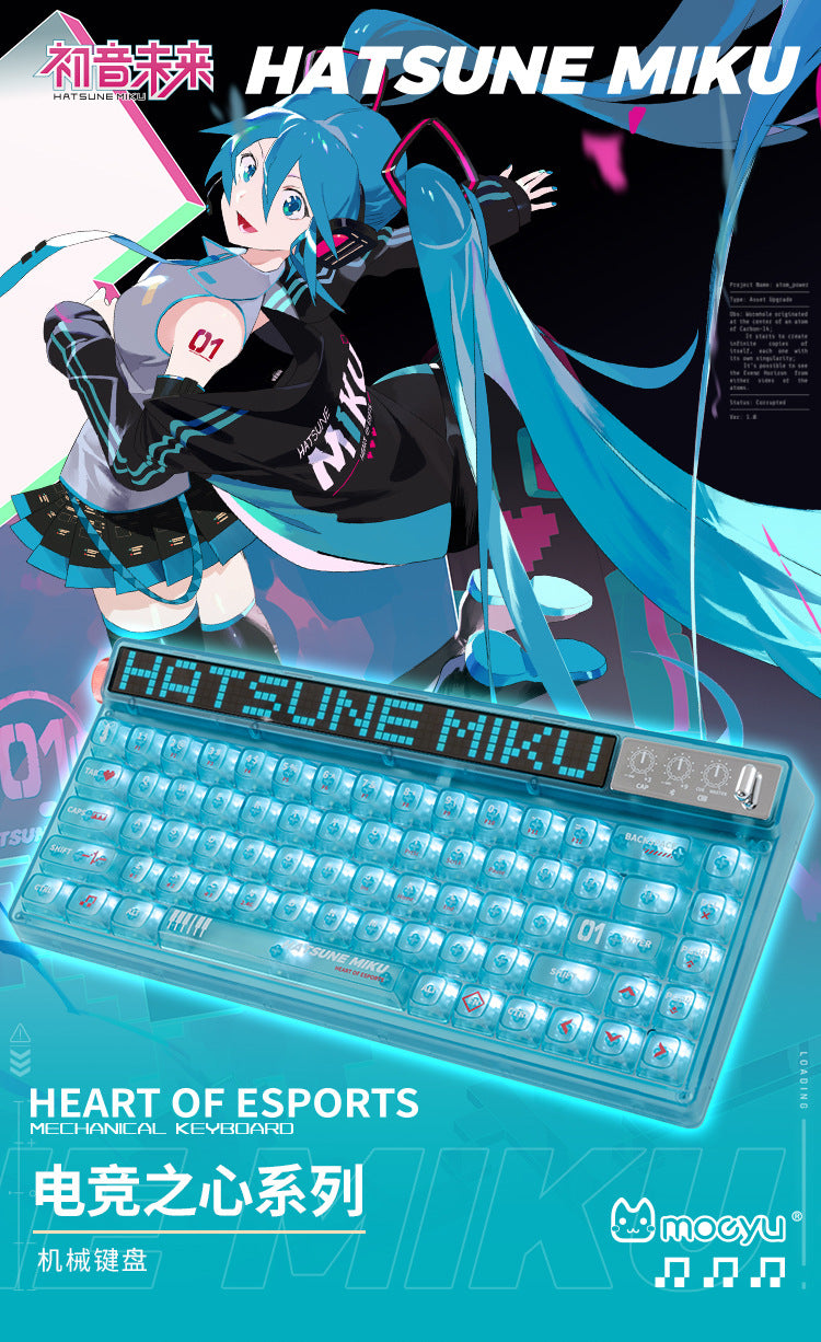 Moeyu Hatsune Miku Mechanical Keyboard