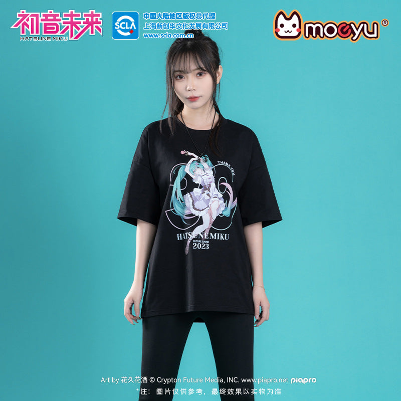 Moeyu Hatsune Miku Language of Flowers Series Short Sleeve T-Shirt