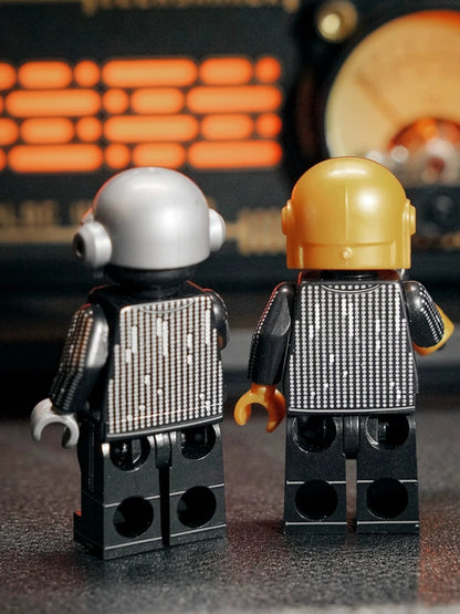 Daft Punk Minifigures with protective case