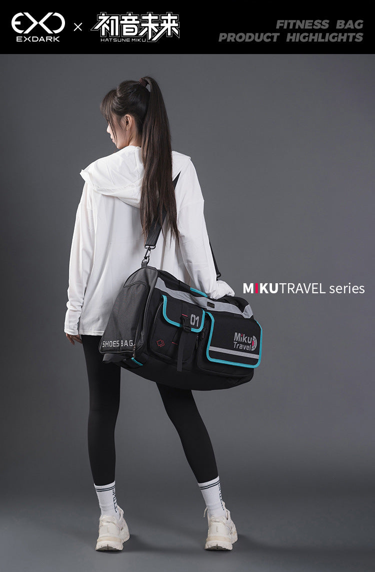 Moeyu Hatsune Miku travel series, fitness bag