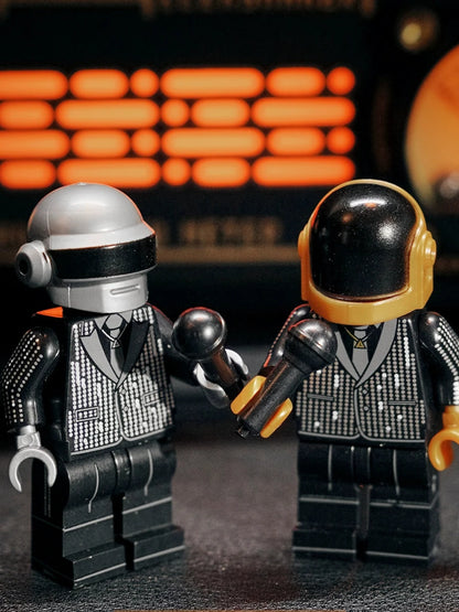 Daft Punk Minifigures with protective case