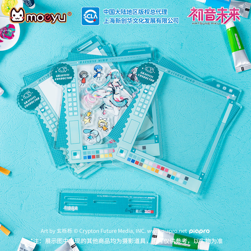 Moeyu Hatsune Miku, Graffiti Conductor Series, Standing Card Shake