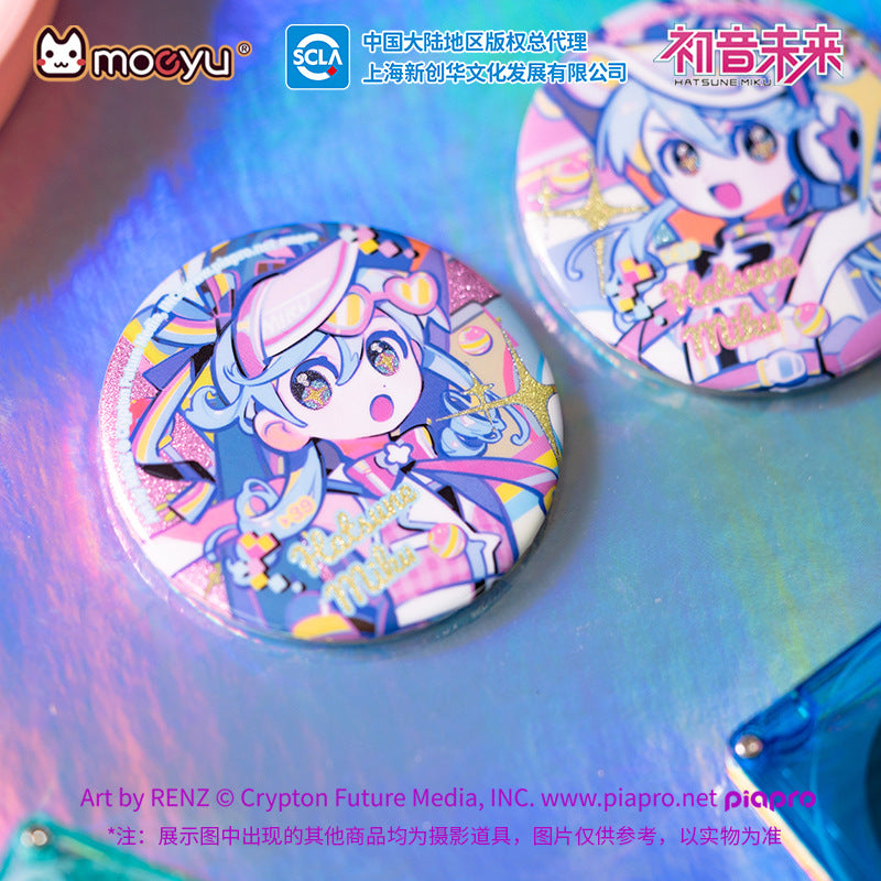 moeyu Hatsune Miku Retro and Future Badges