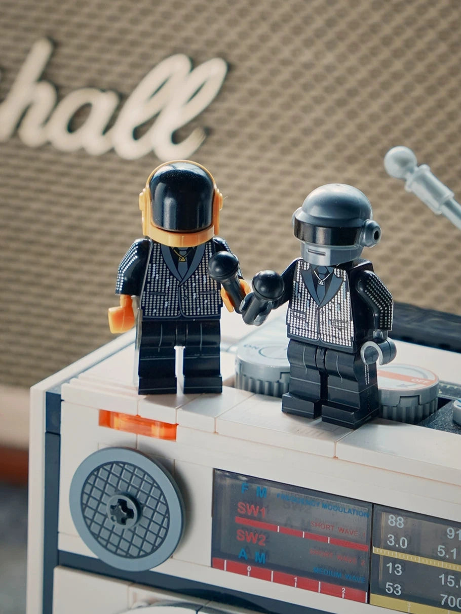 Daft Punk Minifigures with protective case