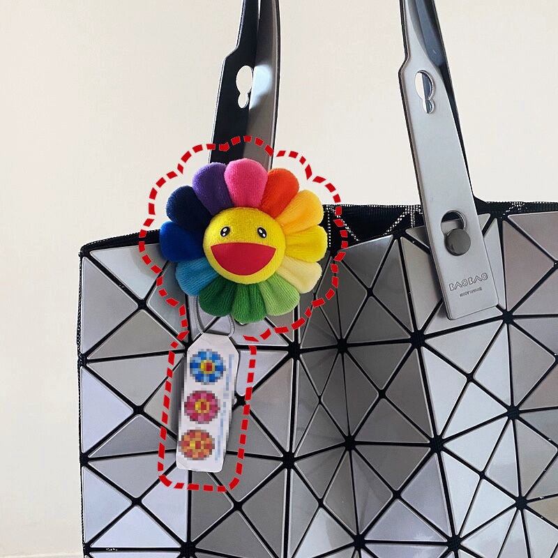 takashi murakami sun flower pin come with box