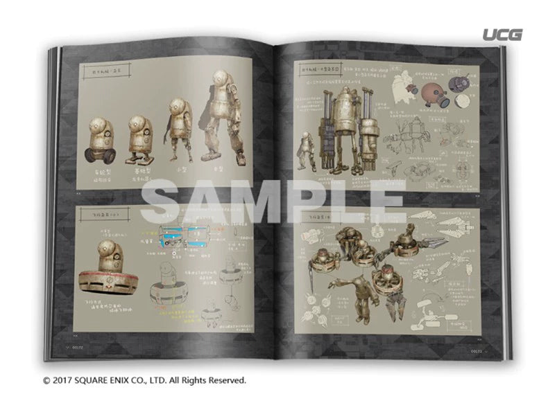 [Bundle] Nier Art Yukuda ART Book + Neil's automatic humanoid art collection, Chinese version