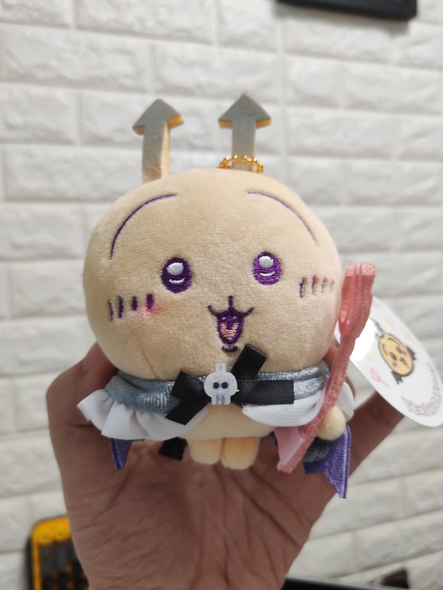 Chiikawa evil Usagi Stuffed Toy Keychain