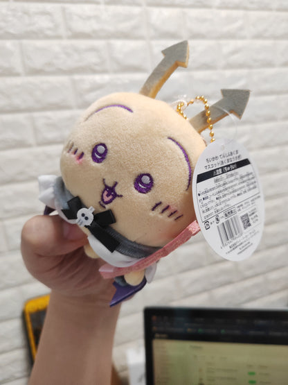 Chiikawa evil Usagi Stuffed Toy Keychain